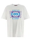 Gucci Women Cotton T-shirt With Print In White