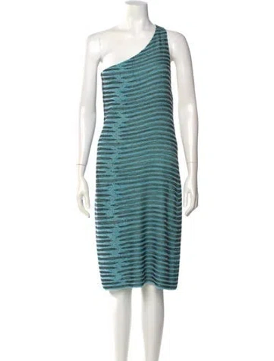 Pre-owned Gucci Vintage Midi Length Dress In Multi