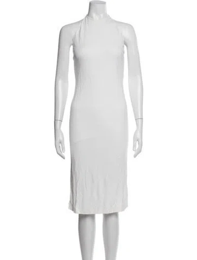 Pre-owned Gucci Vintage Midi Length Dress In Neutrals