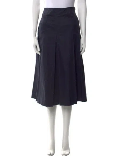 Pre-owned Gucci Vintage Midi Length Skirt In Blue