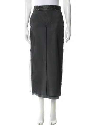 Pre-owned Gucci Vintage Midi Length Skirt In Multi