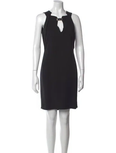 Pre-owned Gucci Vintage Mini Dress In Black