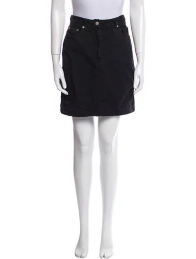 Pre-owned Gucci Vintage Mini Skirt In Black