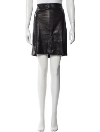 Pre-owned Gucci Vintage Mini Skirt In Black