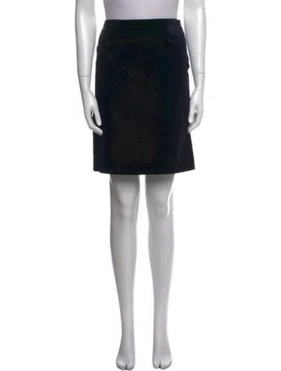 Pre-owned Gucci Vintage Mini Skirt In Black
