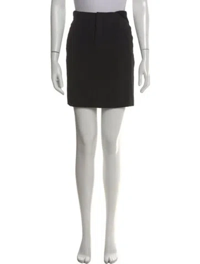 Pre-owned Gucci Vintage Mini Skirt In Black