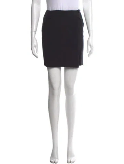 Pre-owned Gucci Vintage Mini Skirt In Black