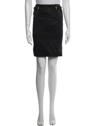 Pre-owned Gucci Vintage Mini Skirt In Black