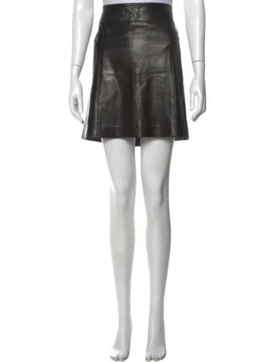 Pre-owned Gucci Vintage Mini Skirt In Black