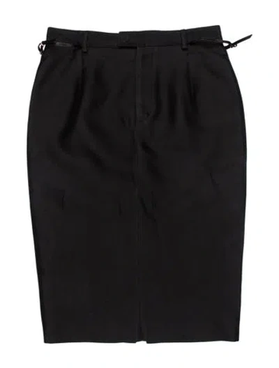Pre-owned Gucci Vintage Mini Skirt In Black