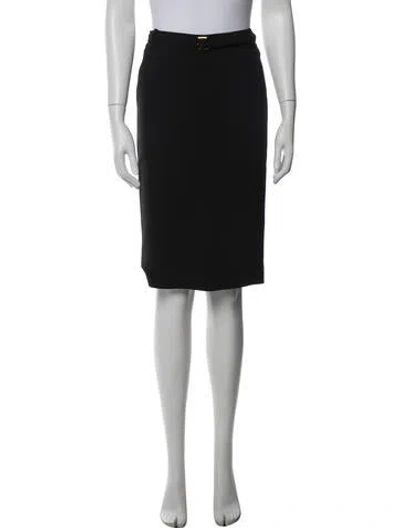 Pre-owned Gucci Vintage Mini Skirt In Black