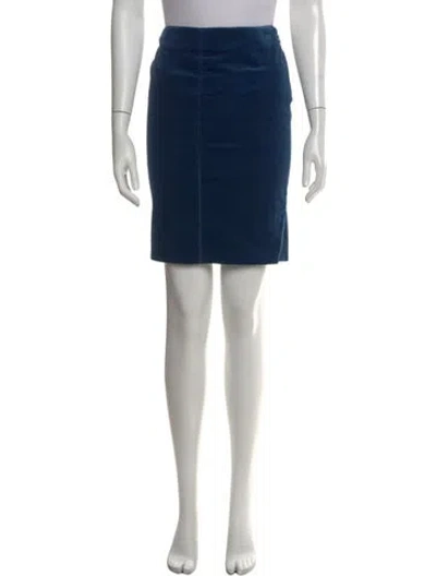 Pre-owned Gucci Vintage Mini Skirt In Blue