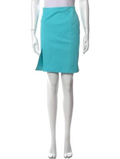 Pre-owned Gucci Vintage Mini Skirt In Blue