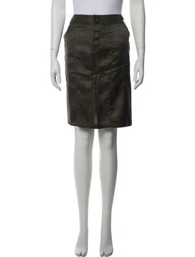 Pre-owned Gucci Vintage Mini Skirt In Green