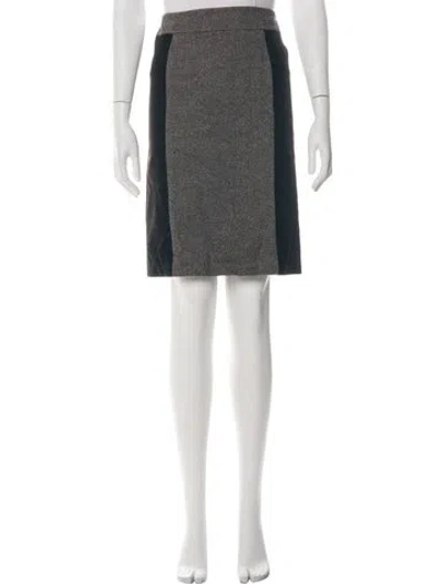 Pre-owned Gucci Vintage Mini Skirt In Grey