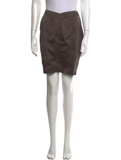 Pre-owned Gucci Vintage Mini Skirt In Neutrals