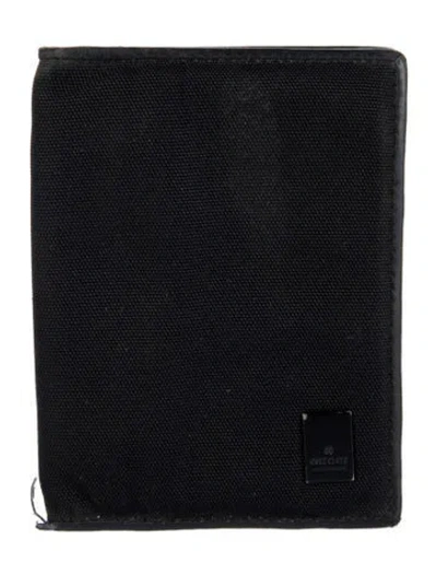 Pre-owned Gucci Vintage Nylon Wallet In Black