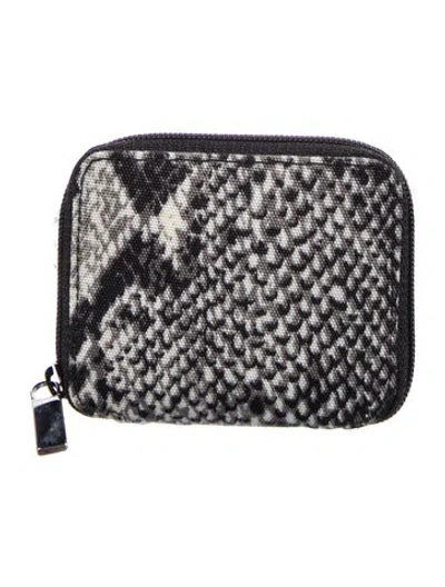 Pre-owned Gucci Vintage Nylon Wallet In Black