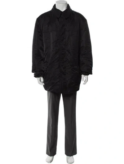 Pre-owned Gucci Vintage Parka In Black