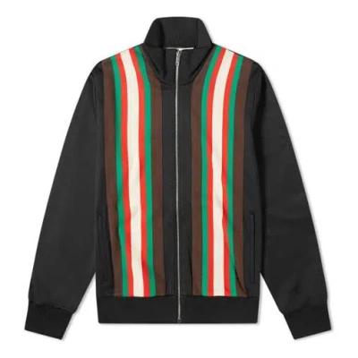 Gucci Vintage Plain Knit Zip-up Jacket For Men Black