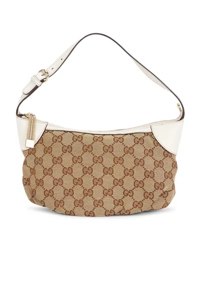Pre-owned Gucci Vintage Pochette Shoulder Bag In Brown