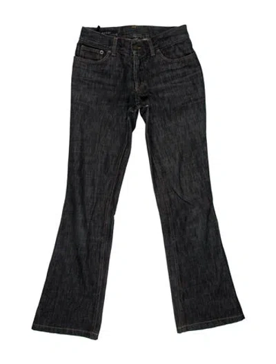Pre-owned Gucci Vintage Straight Leg Jeans In Blue