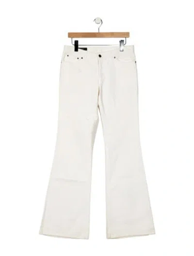 Pre-owned Gucci Vintage Straight Leg Jeans In Neutral