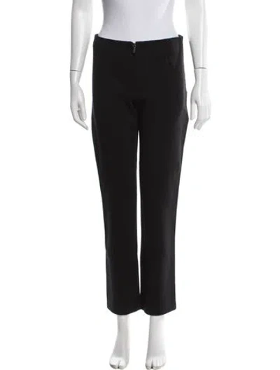Pre-owned Gucci Vintage Straight Leg Pants In Black