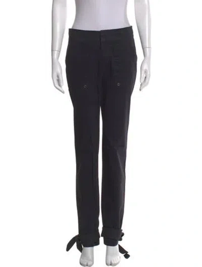 Pre-owned Gucci Vintage Straight Leg Pants In Blue