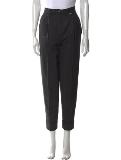 Pre-owned Gucci Vintage Straight Leg Pants In Gray