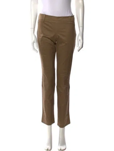 Pre-owned Gucci Vintage Straight Leg Pants In Neutral