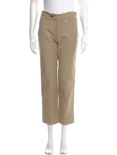 Pre-owned Gucci Vintage Straight Leg Pants In Neutral