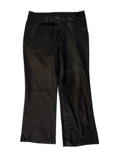 Pre-owned Gucci Vintage Straight Leg Pants W/ Tags In Black