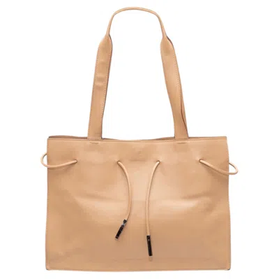 Pre-owned Gucci Vintage Tan  Balthus Tote Bag In Brown