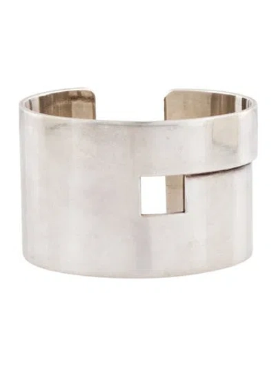 Pre-owned Gucci Vintage Wide G Cuff, 6" In Multi