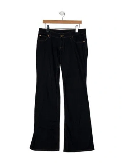 Pre-owned Gucci Vintage Wide Leg Jeans In Blue