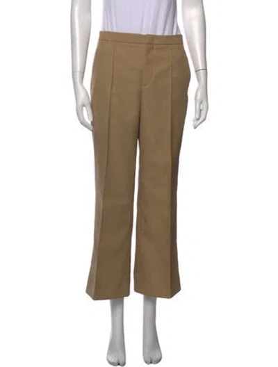 Pre-owned Gucci Vintage Wide Leg Pants In Brown