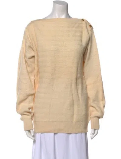 Pre-owned Gucci Vintage Wool Sweater In Neutral