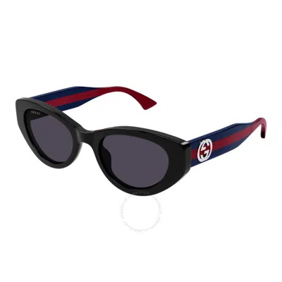 GUCCI GUCCI VIOLET CAT EYE LADIES SUNGLASSES GG1862S 004 52