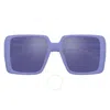 Gucci Violet Flash Square Ladies Sunglasses Gg1692sa 004 54