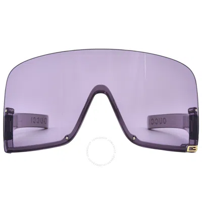 Gucci Violet Shield Ladies Sunglasses Gg1631s 011 99 In Purple