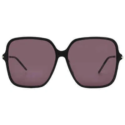 Pre-owned Gucci Violet Sport Ladies Sunglasses Gg1267sa 003 60 Gg1267sa 003 60 In Purple