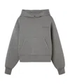 Gucci Viscose Jersey Hooded Sweatshirt In Gray