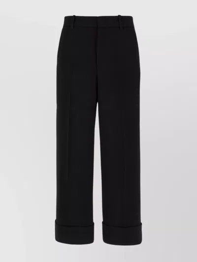 Gucci Viscose Trousers With Back Pocket And Belt Loops