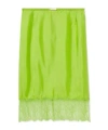 Gucci Viscose Twill Skirt With Floral Lace In Green