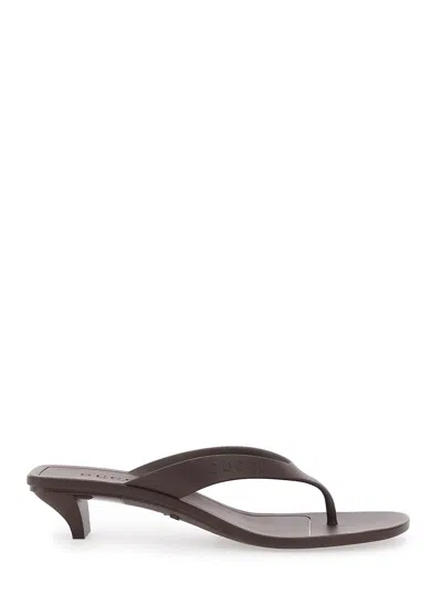 Gucci Vittoria Heel In Brown