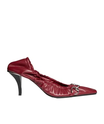 Gucci Vittoria Pump With Elastic In Red