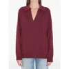 Gucci Women Ultrafine Wool Polo Shirt In Black