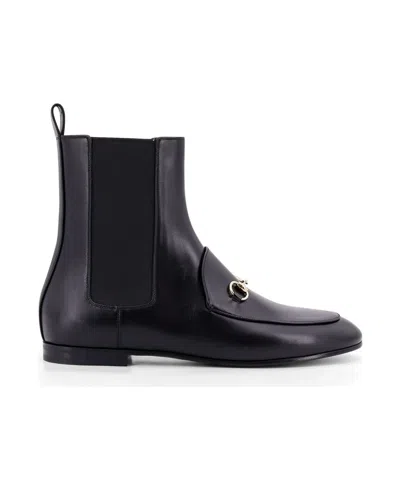 Gucci W Jordaan Bootie Leather In Black