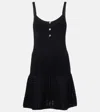 Gucci Waffle-knit Cotton-blend Minidress